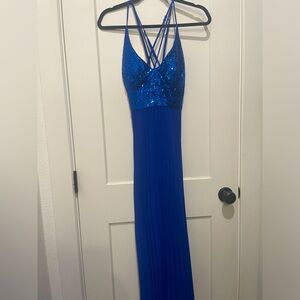 Royal Blue Party Dress